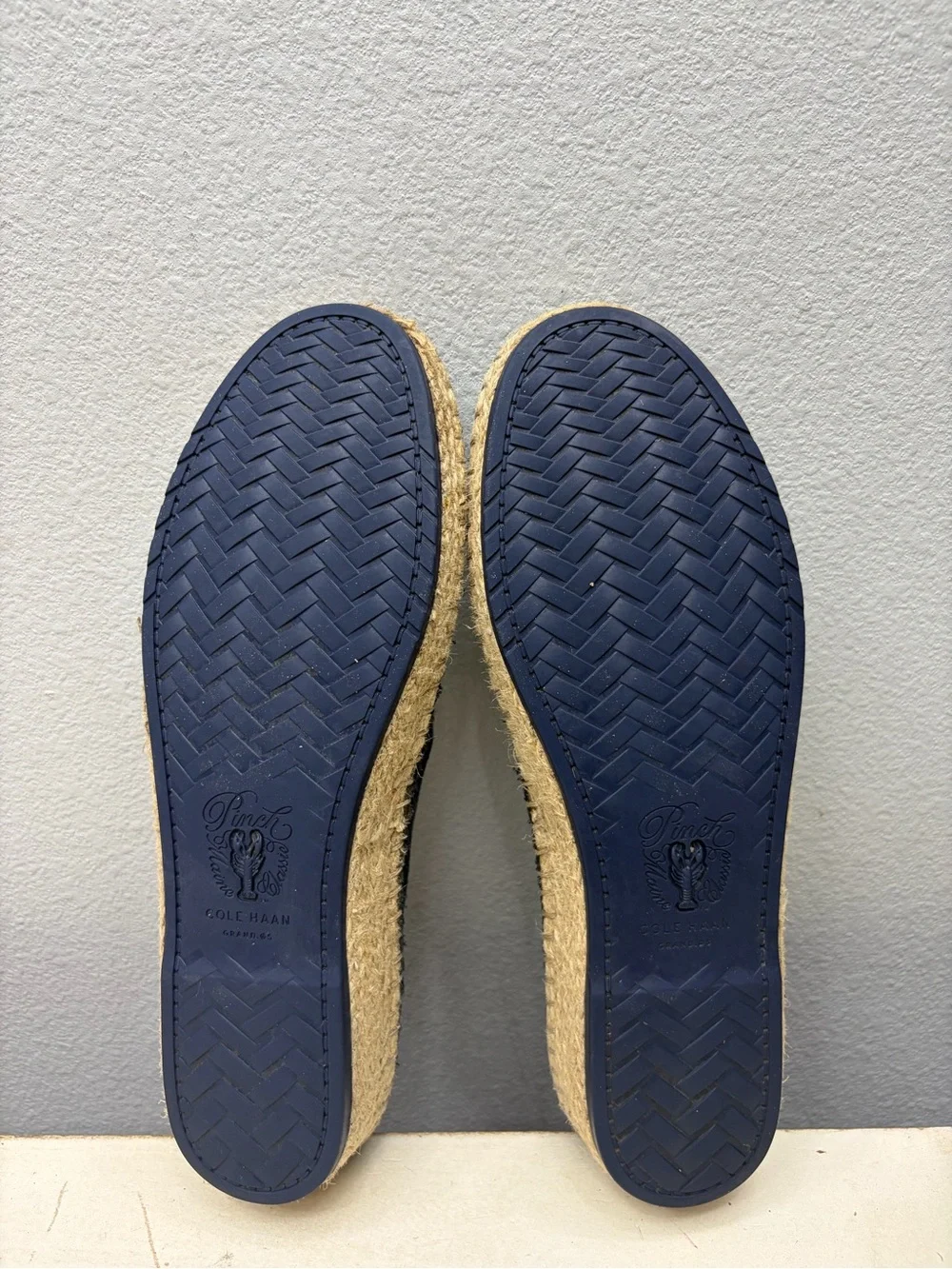 Cole Haan Coudfeel Stitchlite Blue Espadrilles Size 7